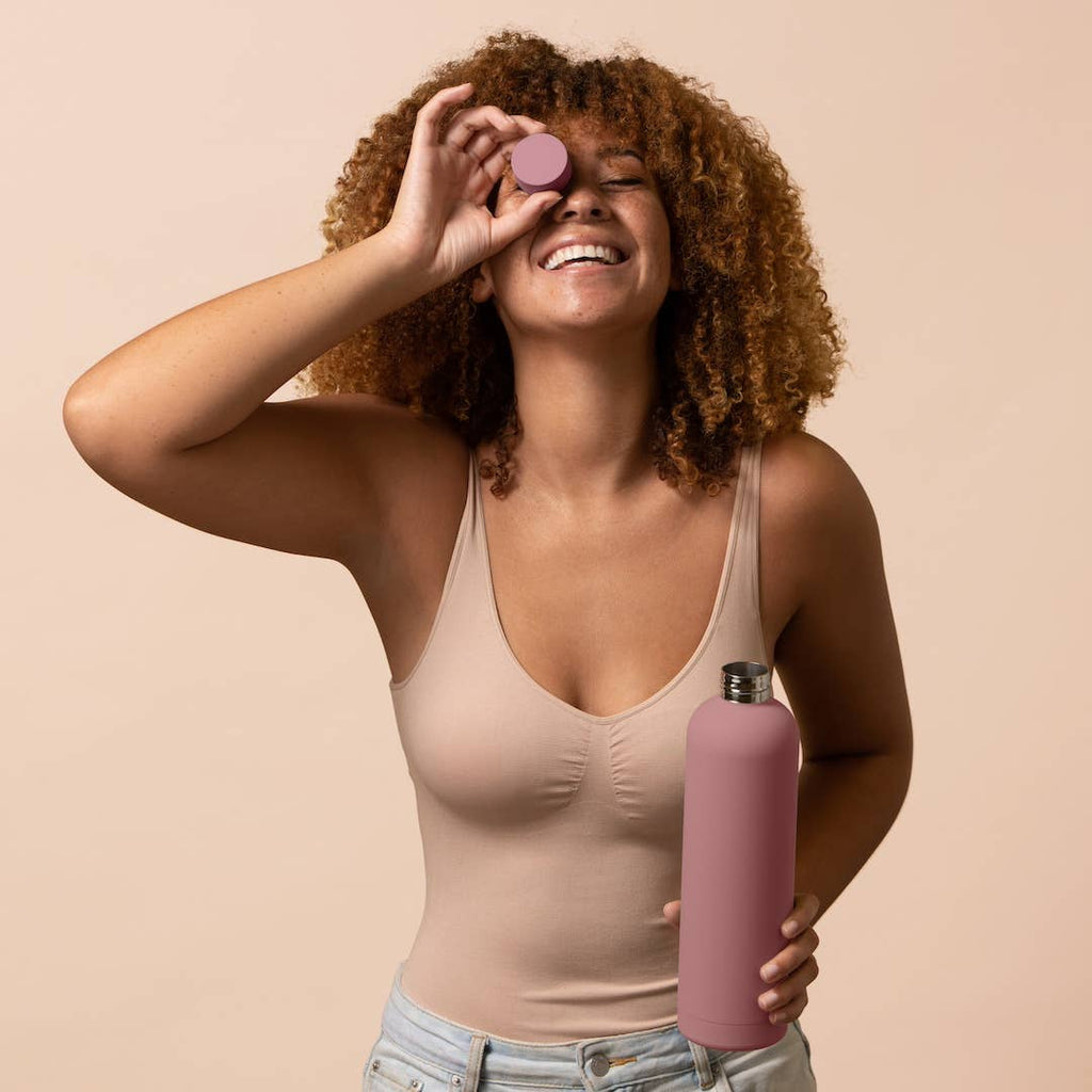 34oz / 1L Stainless Steel Water Bottle: Navy