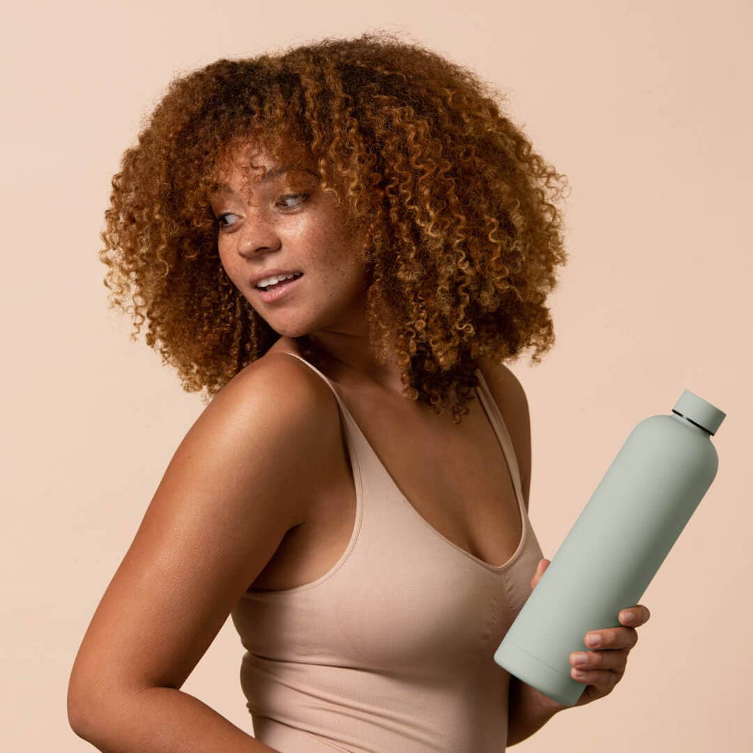 34oz / 1L Stainless Steel Water Bottle: Navy