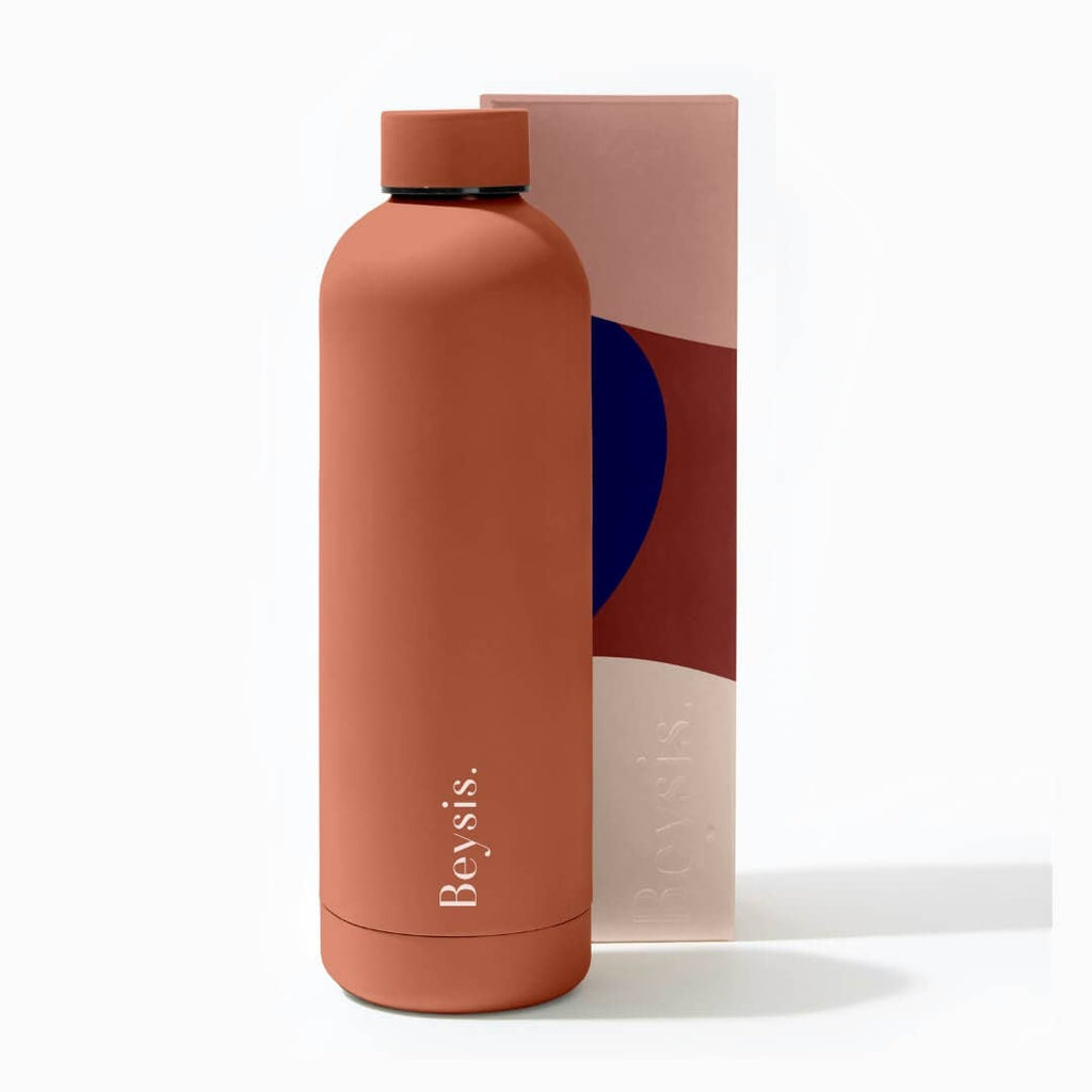 34oz / 1L Stainless Steel Water Bottle: Black