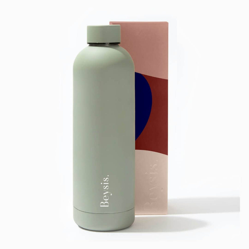 34oz / 1L Stainless Steel Water Bottle: Stone